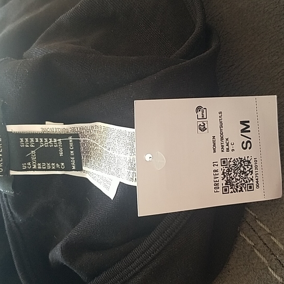 New Black Knit/Bodysuit  S/M - Picture 7 of 7